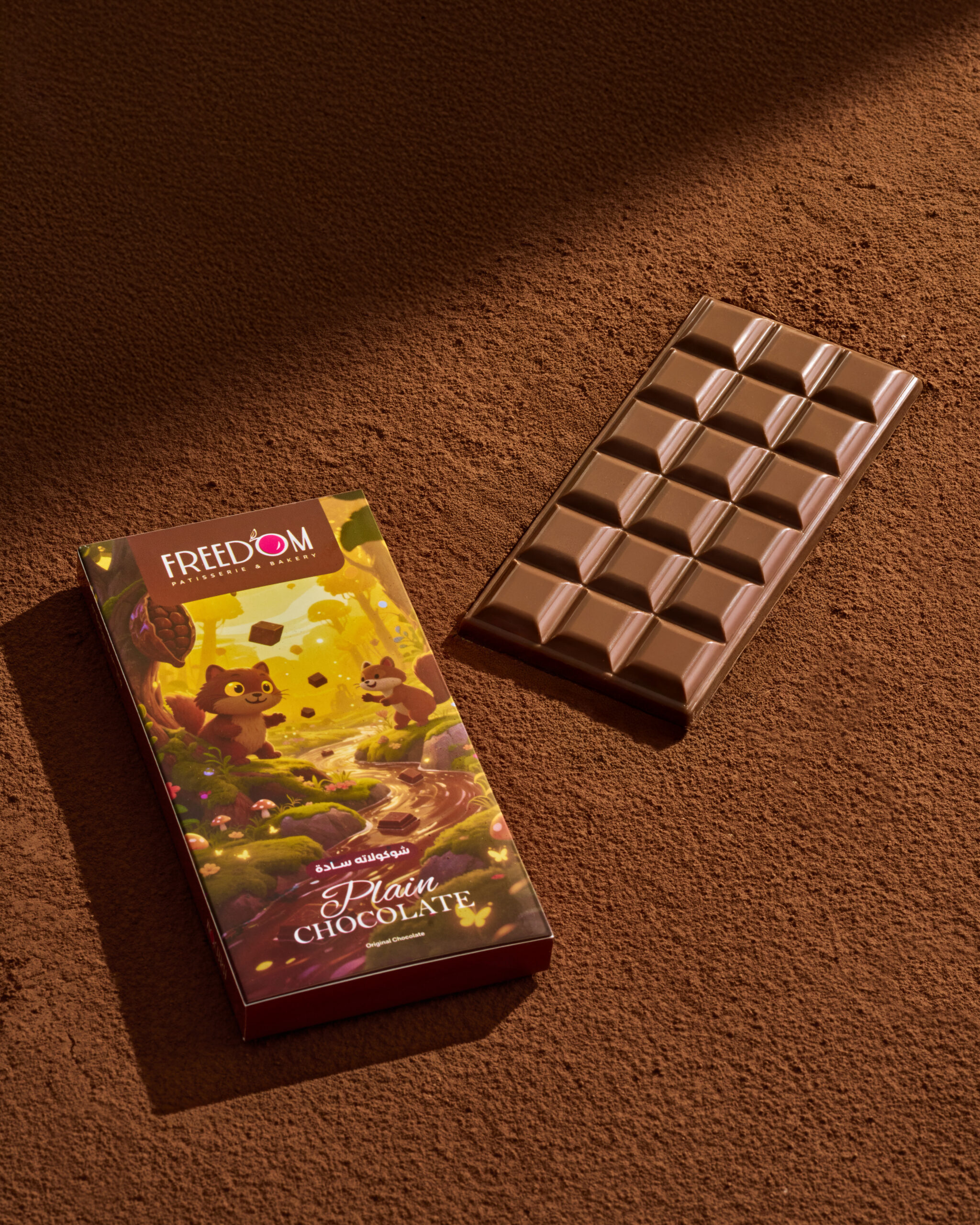 بار شوكولاتة سادة